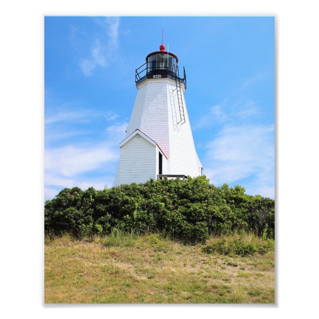 Foto Faro de Plymouth, "el Gurnet" Massachusetts (Frente)