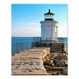 Foto Faro de Portland Breakwater, Maine Impresión de Fo
