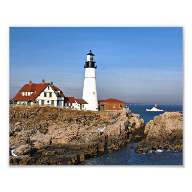 Foto Faro de Portland Head, Maine (Frente)