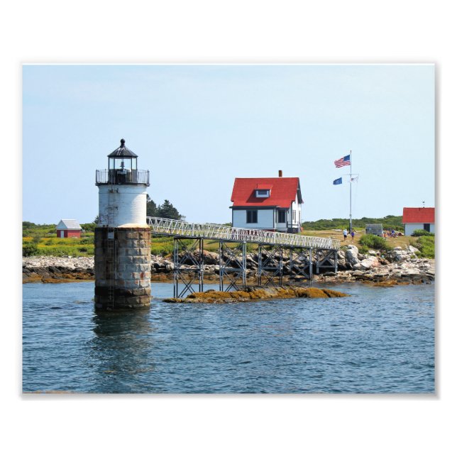 Foto Faro de Ram Island, imagen de Maine Photo Print (Frente)