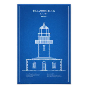 Foto Faro de roca de Tillamook - Oregon - AD