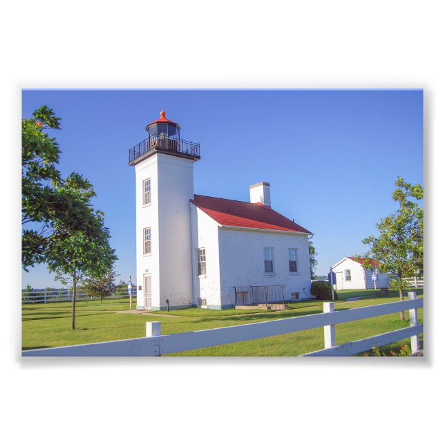 Foto Faro de Sand Point, Escanaba, Michigan  (Frente)