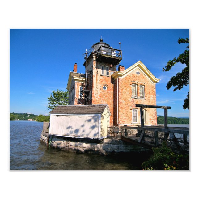 Foto Faro de Saugerties, río Hudson, Nueva York (Frente)