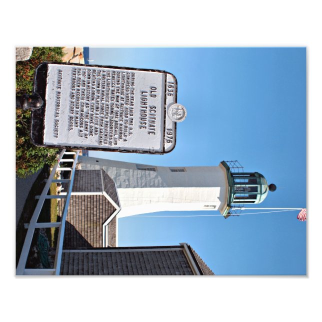 Foto Faro de Scituate, Massachusetts (Frente)