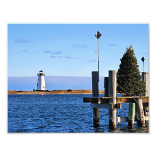 Foto Faro del puerto de Edgartown, MAMÁES del Martha's
