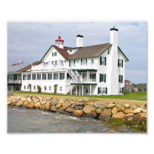 Foto Faro del río Bass, imagen fotográfica de Massachus