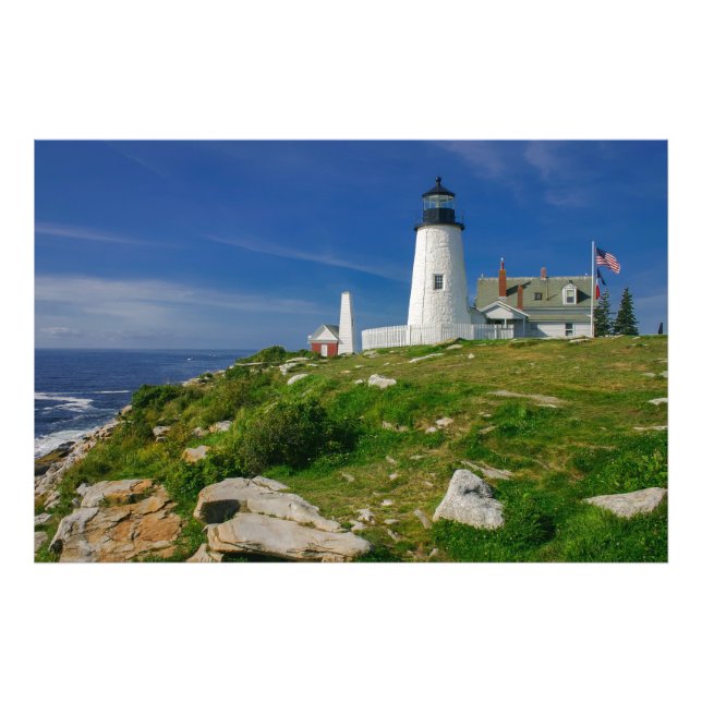 Foto Faro Pemaquid, Maine, EE. UU. (Frente)
