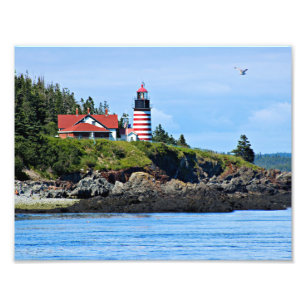 Foto Faro principal del oeste de Quoddy, Maine
