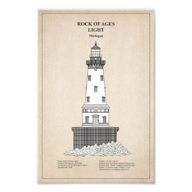 Foto Faro Rock of Ages - Michigan - SBD (Frente)