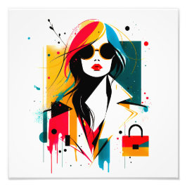 Foto fashion minimalist style girl