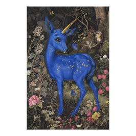 Foto Fawnicorn Azul Medieval