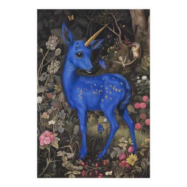 Foto Fawnicorn Azul Medieval (Frente)