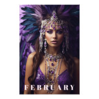 *~* FEBRERO AP53 Headdress AMETHYST Boho