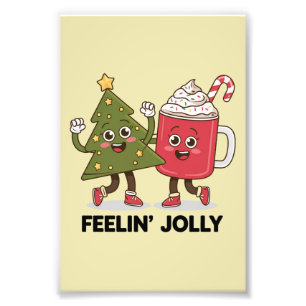 Foto Feelin Jolly Christmas Tree Coffee Lover Winter