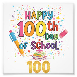 Foto Feliz 100.º Día de Escuela