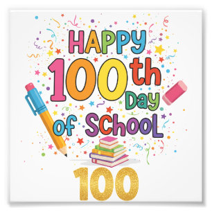 Foto Feliz 100.º Día de Escuela