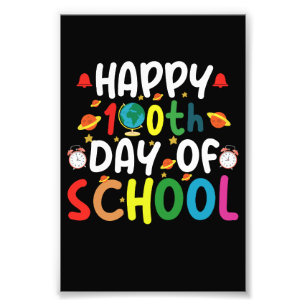 Foto Feliz 100.º Día del Maestro Estudiante Escolar