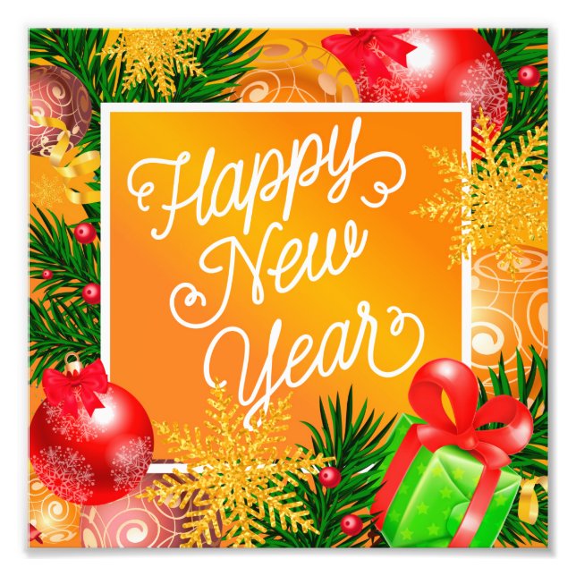 Foto Feliz Año Nuevo (Frente)