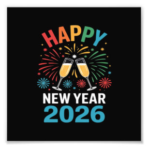 Foto Feliz Año Nuevo 2026 Fiesta Divertida Nochevieja 2