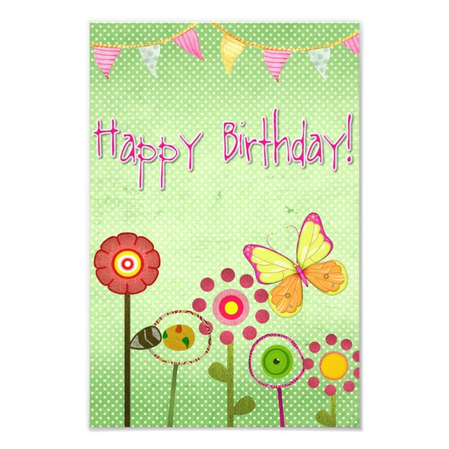 Foto Feliz cumpleaños (Frente)