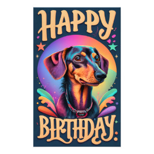 Foto Feliz cumpleaños Dachshund