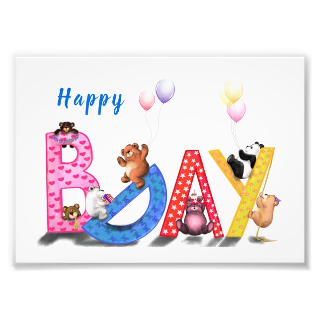 Foto Feliz cumpleaños - Diversión de la celebración del (Frente)