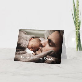 Foto Feliz cumpleaños papá - Tarjeta de saludo