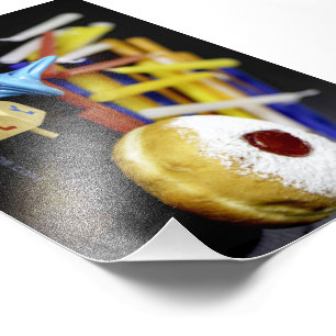 Foto Feliz Estrella de Hanukkah de David menorah Dreide