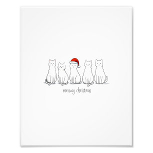 Foto Feliz Gatmas Gato Navidad Adorable Gatito Gatos Sa