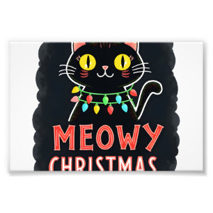 Foto Feliz Gatonavidad Gato Navidad Adorable Gatito Gat