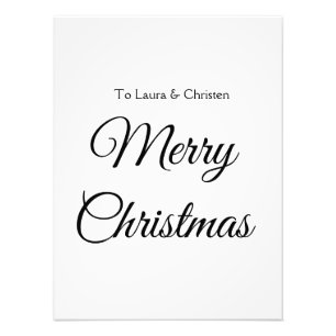 Foto Feliz Navidad añadir nombre texto regalo personali