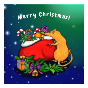 Foto Feliz Navidad con el príncipe rata