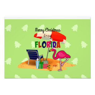 Foto Feliz Navidad desde Florida, colorida