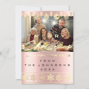 Foto Feliz Navidad Feliz Rosa de Año Nuevo