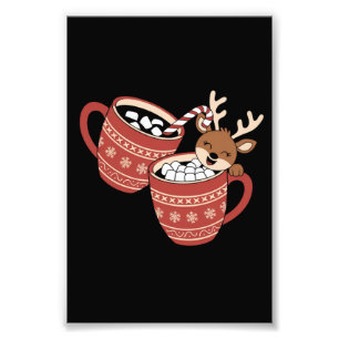 Foto Feliz Navidad Reno Lindo Familia Navidad Café 