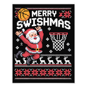 Foto Feliz Navishmas Baloncesto Feo Navidad Xmas