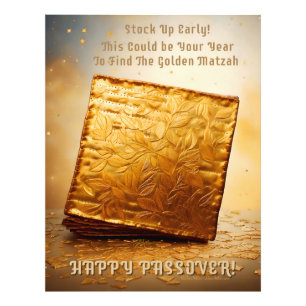 Foto ¡Feliz Pascua! Golden Matzah