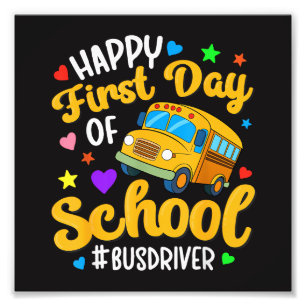 Foto Feliz Primer Día del Conductor de Autobús Escolar 
