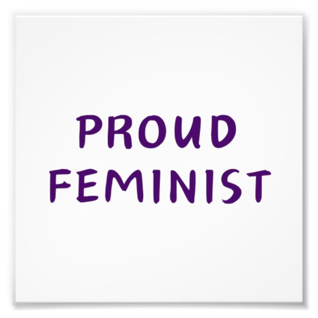Foto Feminista orgulloso (Frente)