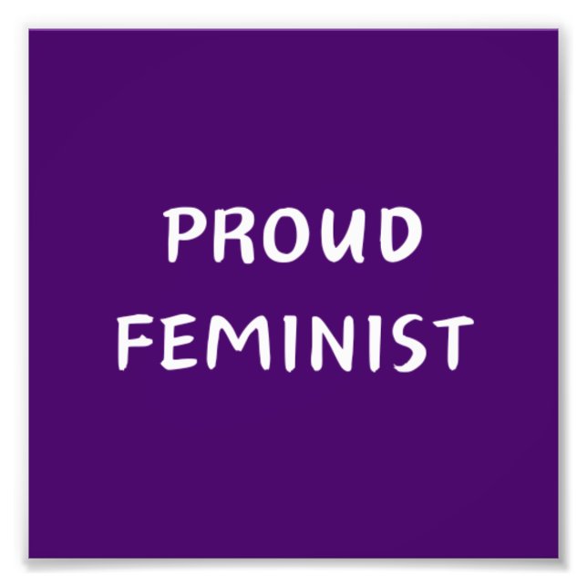 Foto Feminista orgulloso (Frente)