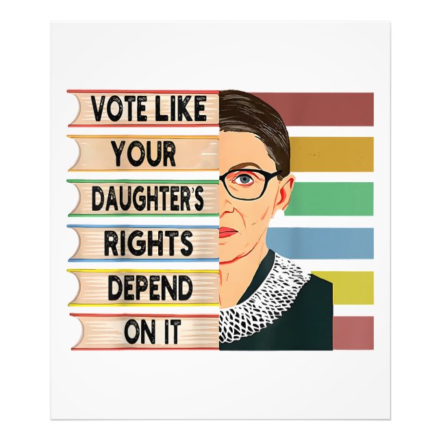 Foto Feminista Ruth Bader Ginsburg RBG Chica De Cita Co (Frente)