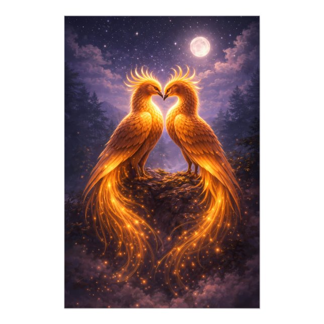 Foto Fénix Gemelas de Luz Eterna (Frente)