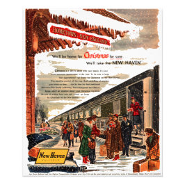 Foto Ferrocarril de New Haven Navidad 1947