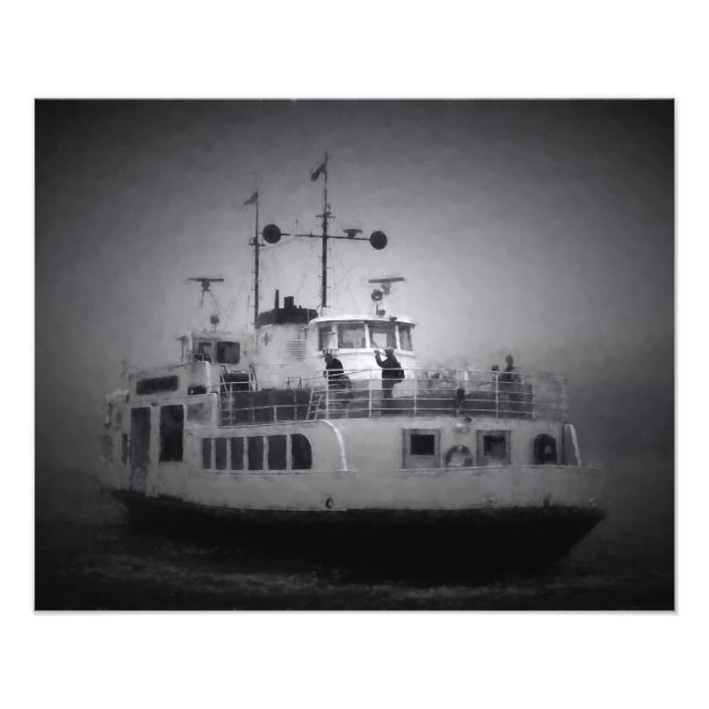 Foto Ferry a la isla de la fortaleza Suomenlinna en una (Frente)