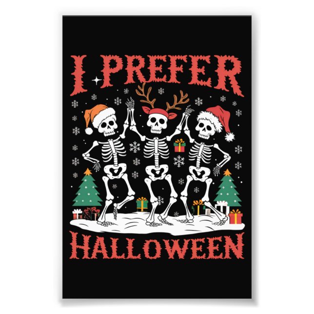 Foto Festejos navidades prefiero Navidades de Halloween (Frente)