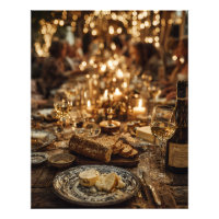 Festín de Vino y Pan con Velas