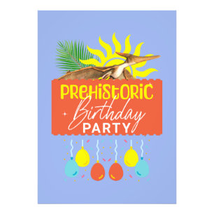 Foto Fiesta de cumpleaños prehistórica de Pterodáctilo