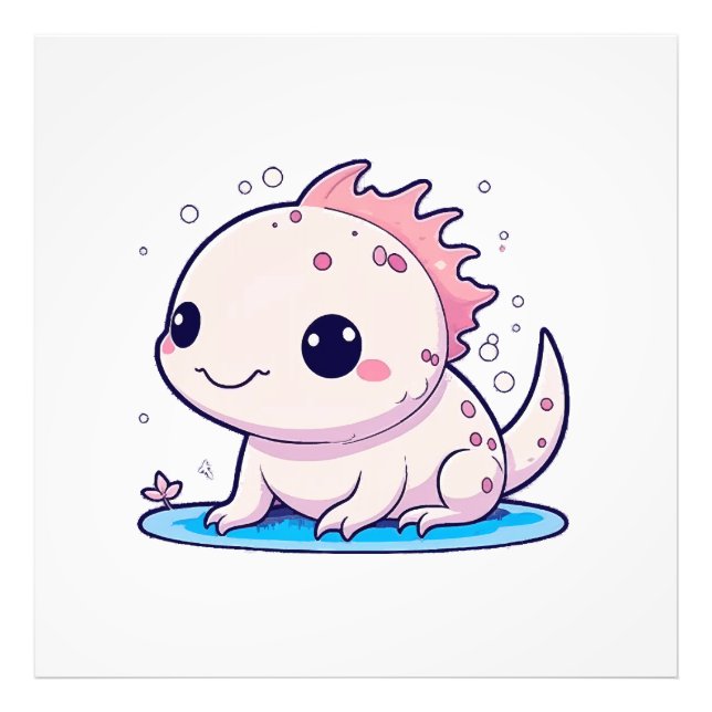 Foto filósofo axolotl lindo (Frente)