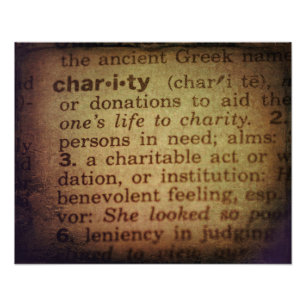 Foto Finalización del significado - Caridad