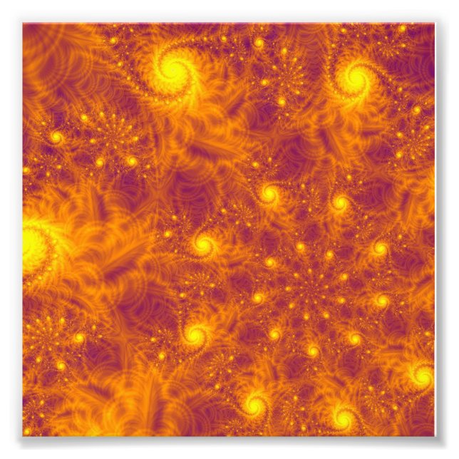 Foto Firestorm Abstract Art Photo Print (Frente)